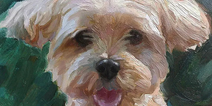 Pet portrait painting