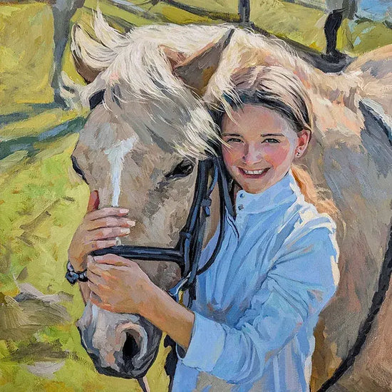 Custom Hand-Painted Oil Portrait Painting of a Person from Your Photo - Drawiind