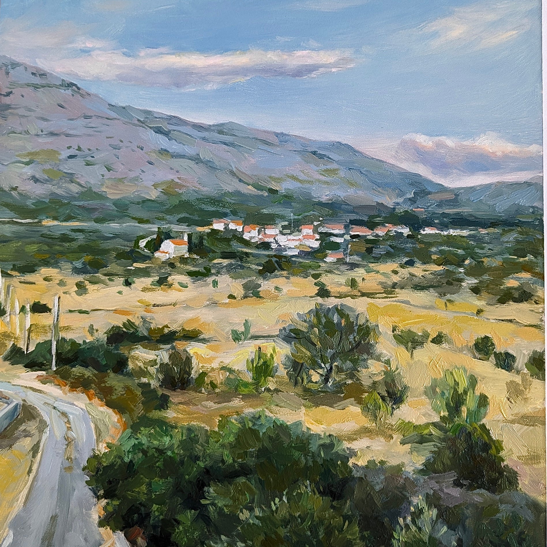 Custom Hand-Painted Oil Painting of Your Landscape from Photo - Drawiind