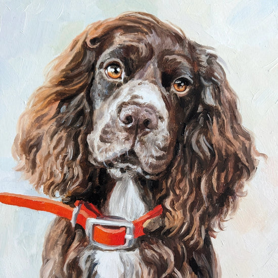 Custom Hand-Painted Oil Painting of Your Pet from Photo -Drawiind