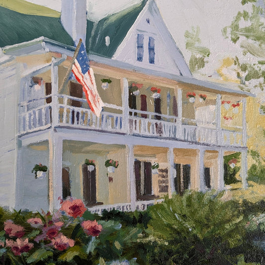 Custom Hand-Painted Oil Painting of Your House from Photo - Drawiind
