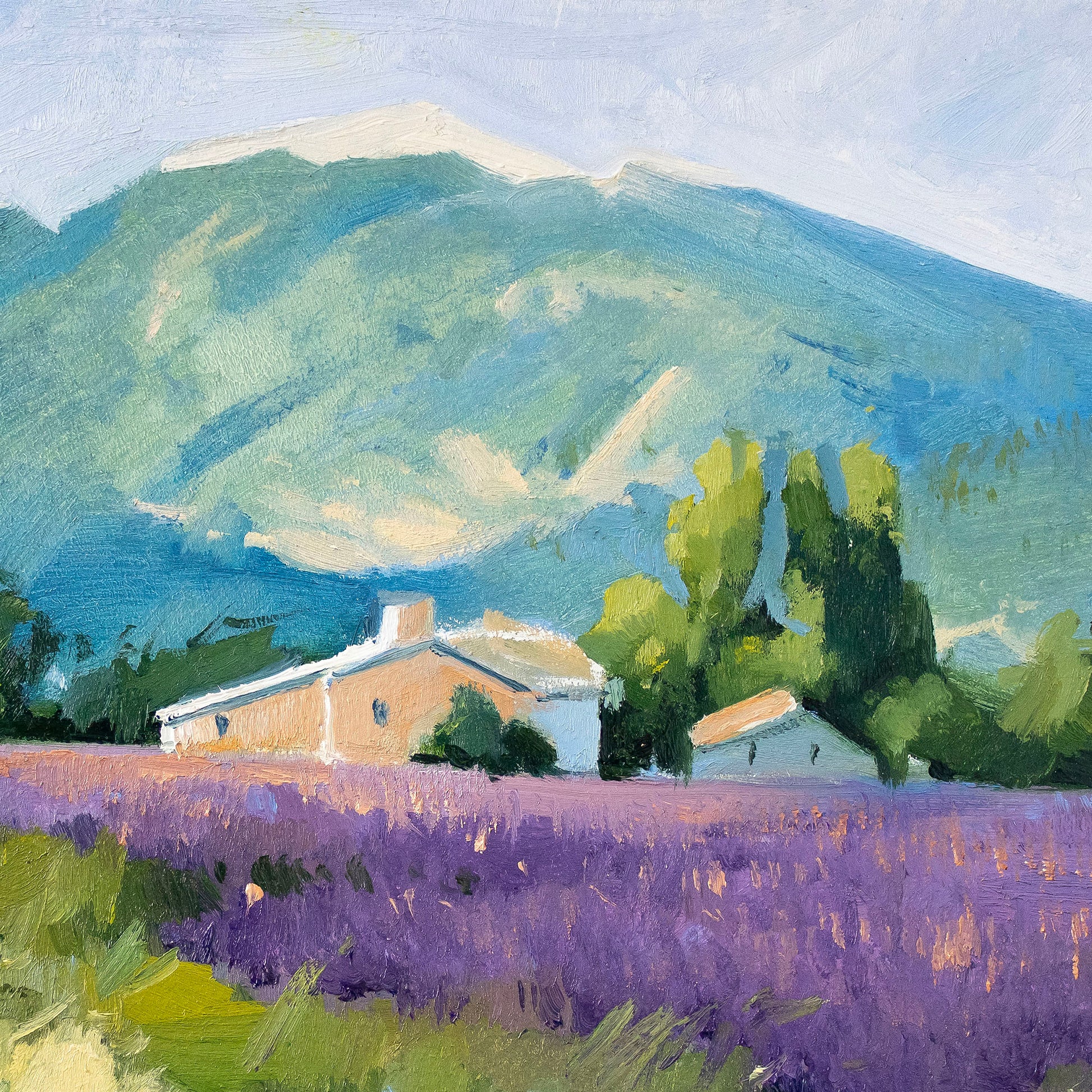 Custom Hand-Painted Oil Painting of Your Landscape from Photo - Drawiind