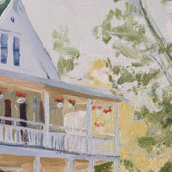 Custom Hand-Painted Oil Painting of Your House from Photo - Drawiind