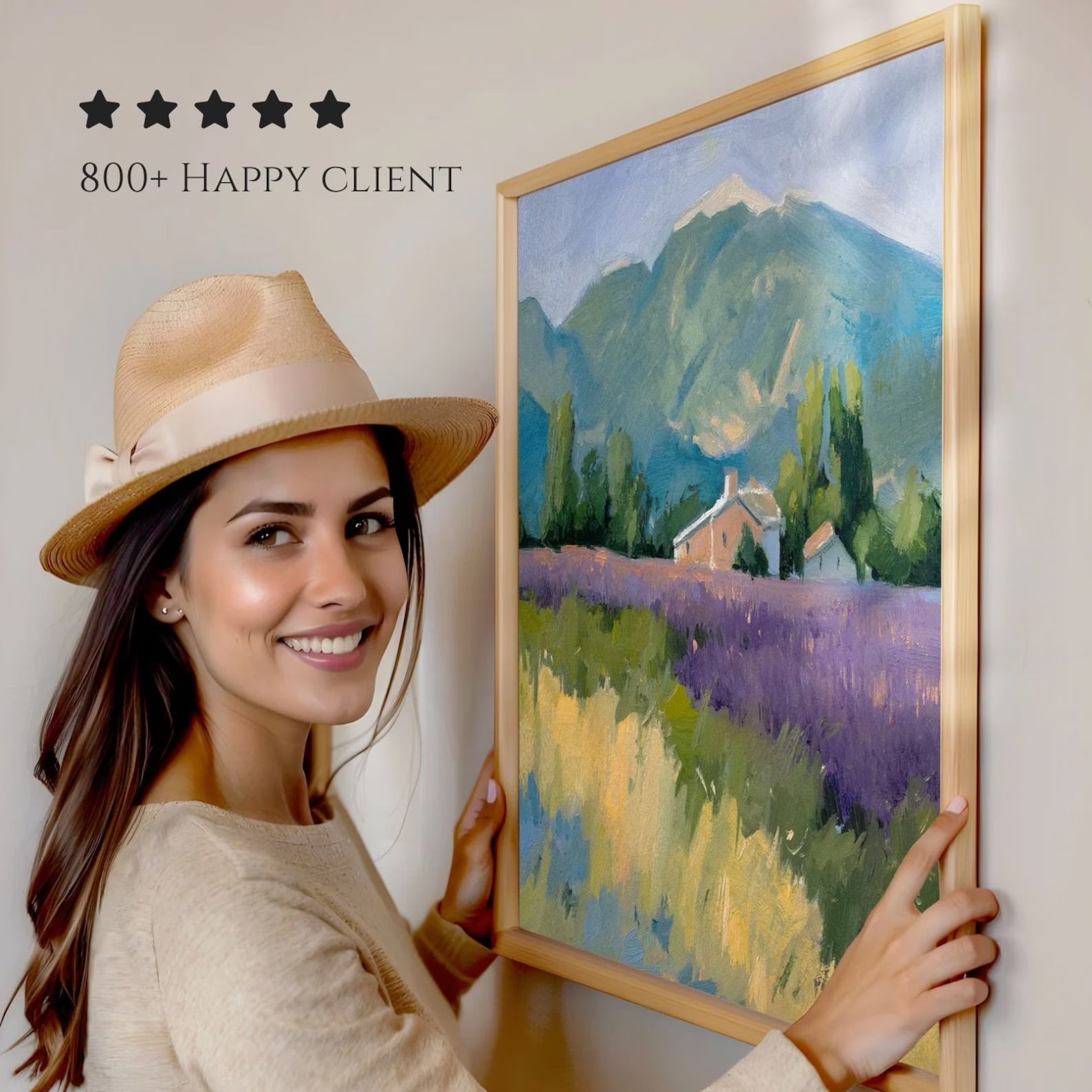 Custom Hand-Painted Oil Painting of Your Landscape from Photo - Drawiind