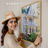 Custom Hand-Painted Oil Painting of Your House from Photo - Drawiind