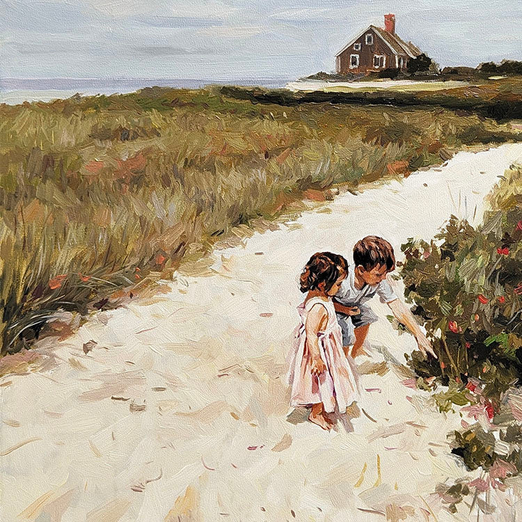 Custom Hand-Painted Oil Painting of Your Landscape from Photo - Drawiind