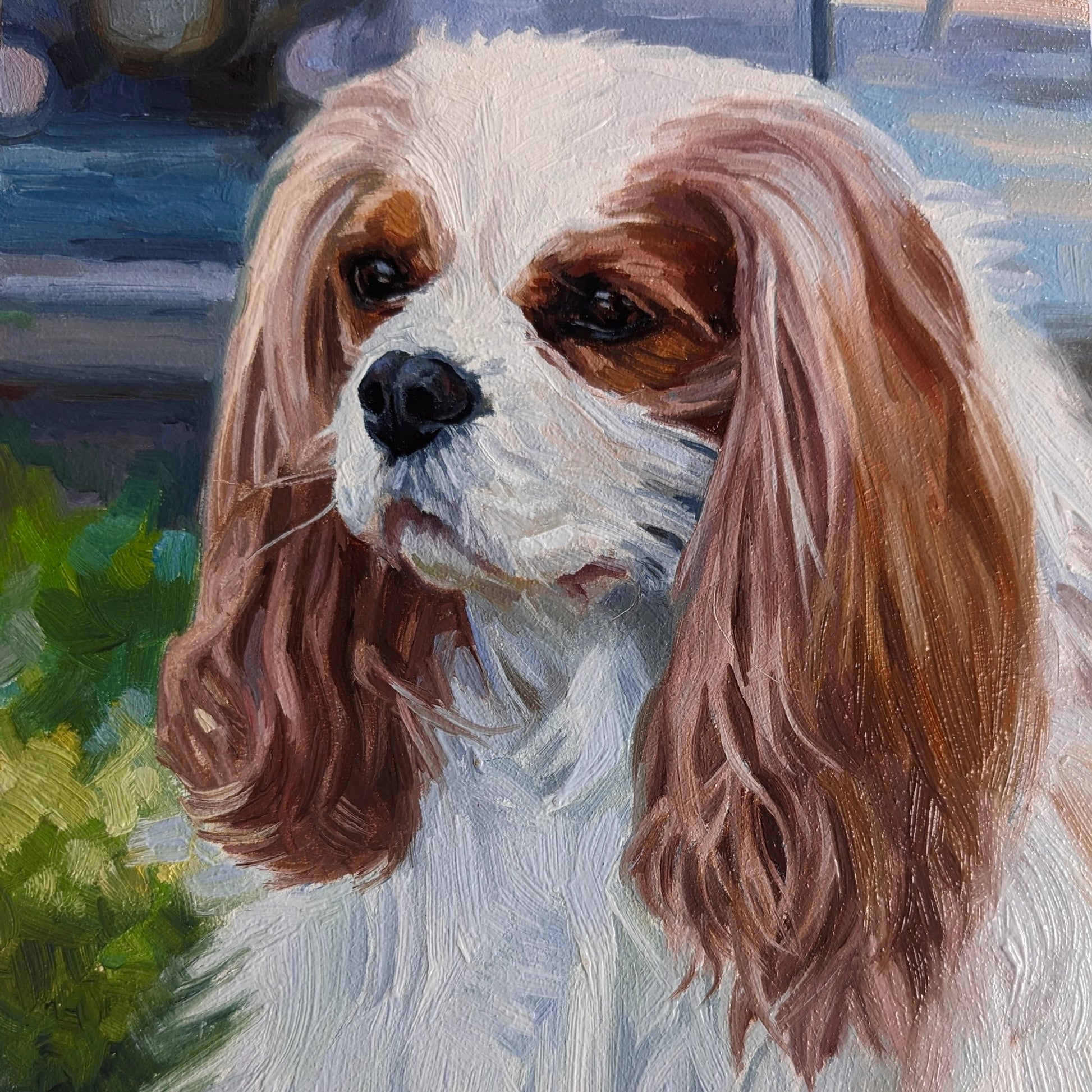 Custom Hand-Painted Oil Painting of Your Pet from Photo -Drawiind