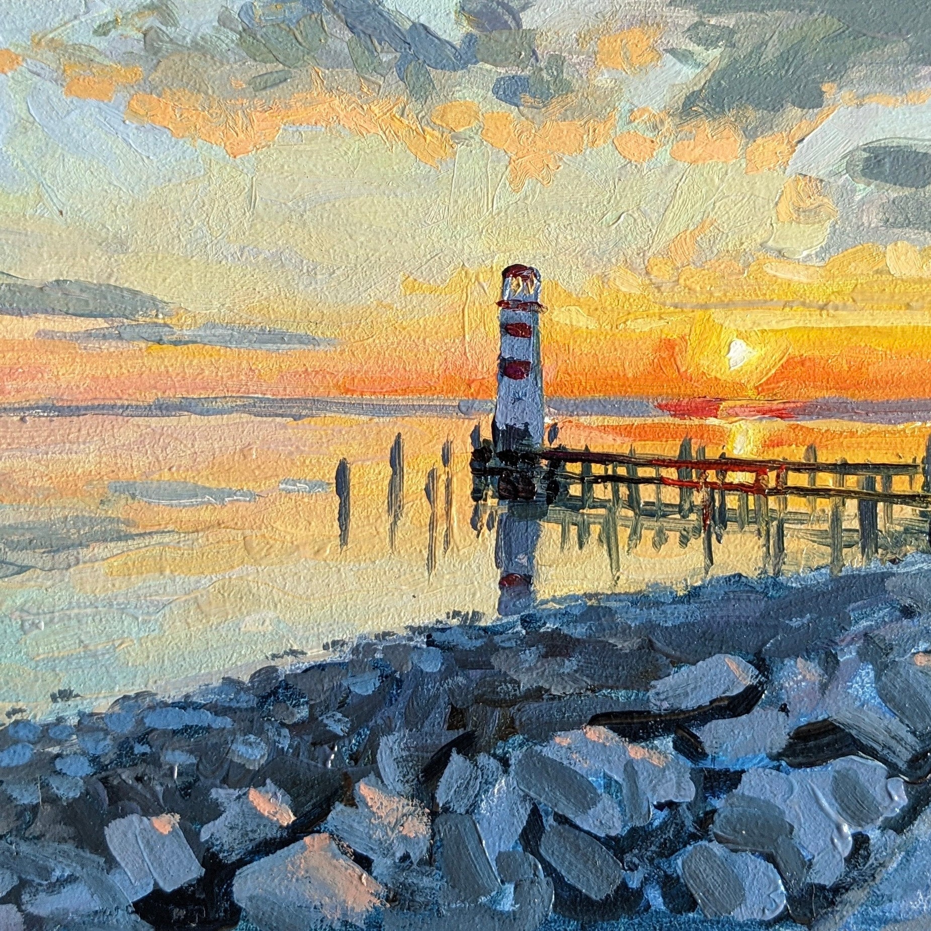 Custom Hand-Painted Oil Painting of Your Landscape from Photo - Drawiind