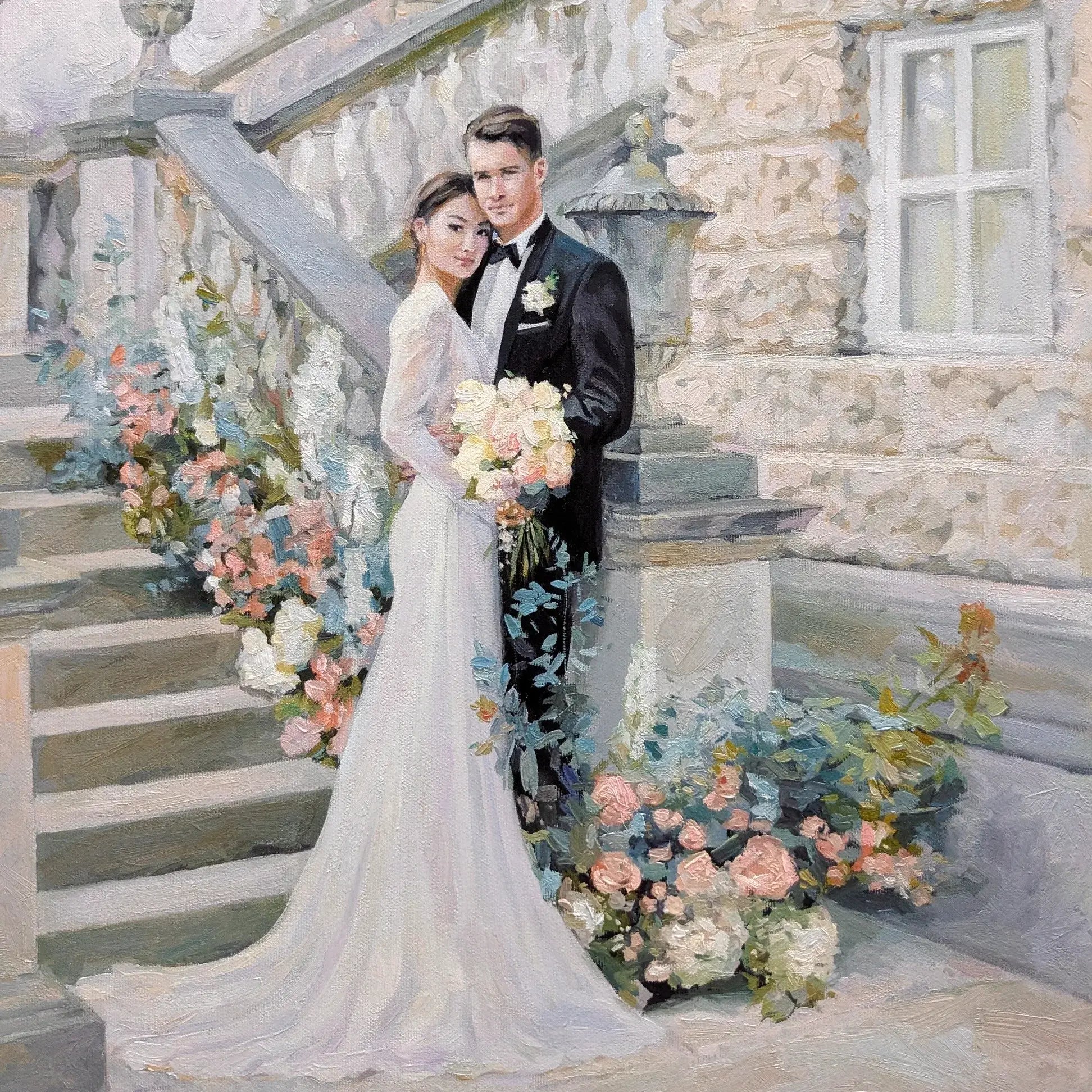 Custom Hand-Painted Oil Portrait Painting of a Person from Your Photo - Drawiind