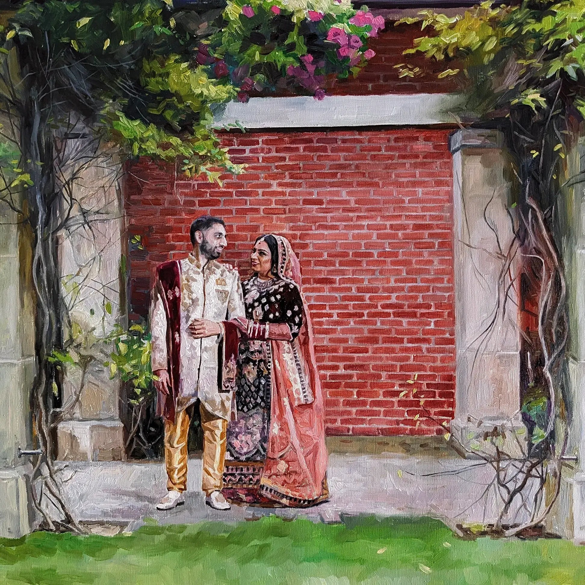 Custom Hand-Painted Oil Portrait Painting of a Person from Your Photo - Drawiind