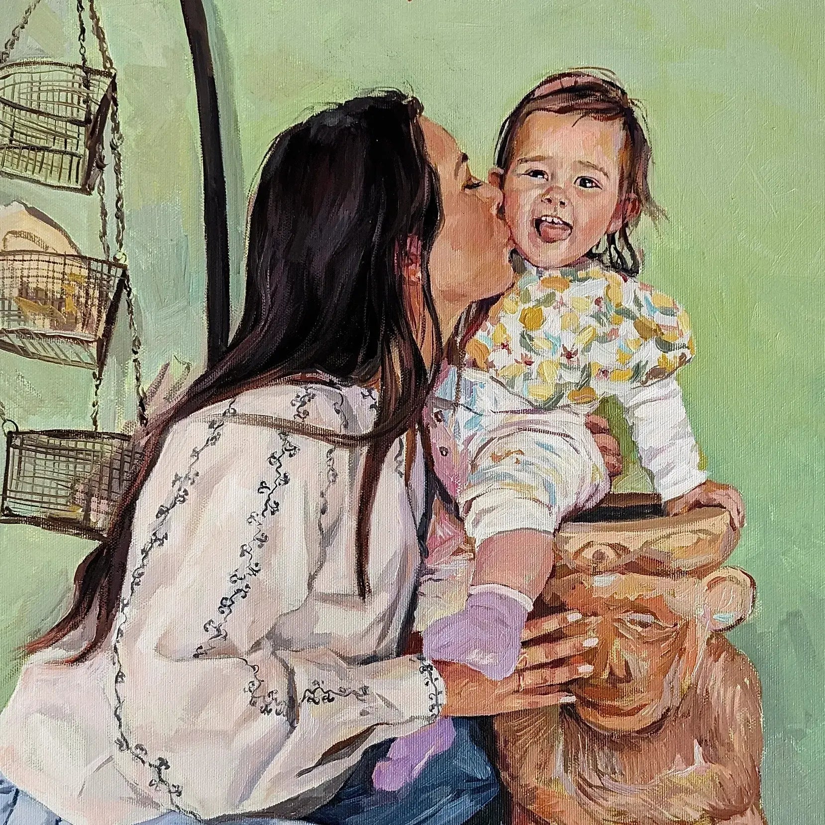 Custom Hand-Painted Oil Portrait Painting of a Person from Your Photo - Drawiind