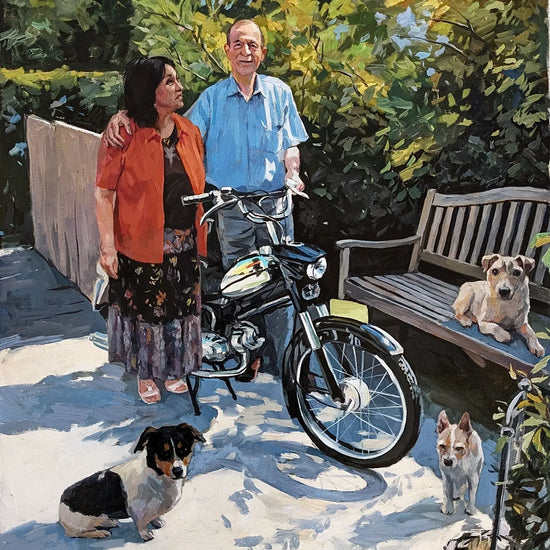 Custom Hand-Painted Oil Portrait Painting of a Person from Your Photo - Drawiind