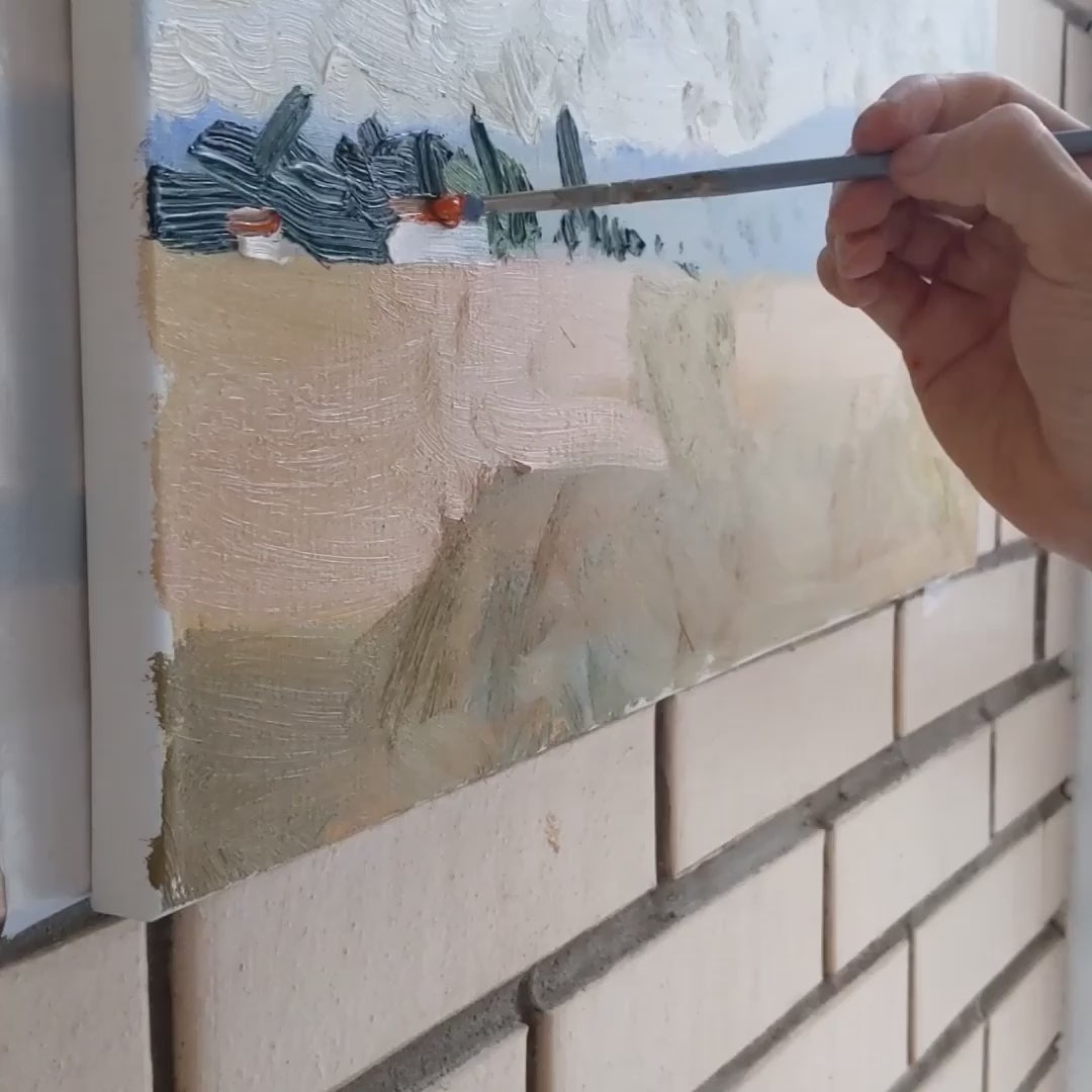 Custom Hand-Painted Oil Painting of Your Landscape from Photo - Drawiind